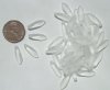 50 5x16mm Matte Crystal Daggers